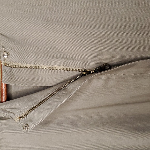 Democracy Zip Up Hoodie Jacket Green Pockets - Picture 3 of 7